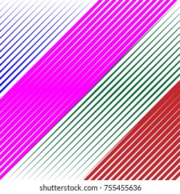 Abstract colorful Diagonal Striped Background . Vector parallel slanting, oblique lines texture