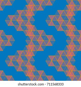 Abstract colorful diamonds seamless pattern for new background.
