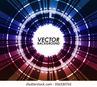 Abstract colorful digital background. Vector illustration