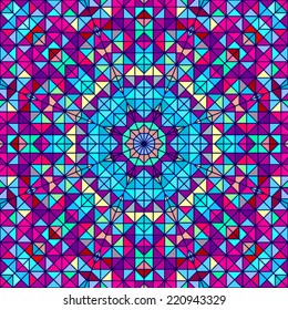 Abstract Colorful Digital Decorative Background. Geometric Contrast Line. Blue Pink Green Color Backdrop