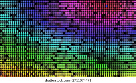 Plano de fundo colorido abstrato da matriz de pontos com efeito de gradiente para projetos de design