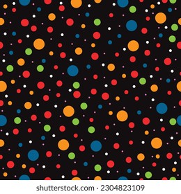 Abstract colorful dot pattern background for wallpaper,gift wrapping,packaging seamless vector background design 
