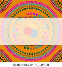 abstract colorful dots background