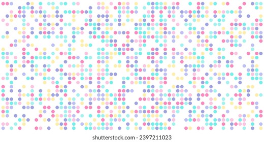 Abstract colorful dots for background