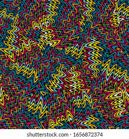 Abstract colorful dots patchwork seamless background