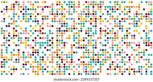 Abstract colorful dots vector background