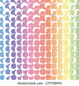 Abstract Colorful Dots Vector Illustration. 