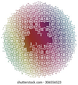 Abstract Colorful Dots Vector Illustration