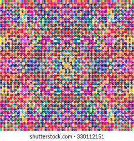 Abstract colorful dotted background