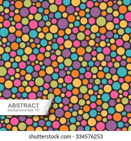 Abstract colorful dotted background. Global colors - easy to change.