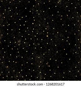 Abstract colorful dotted seamless background on black. eps10