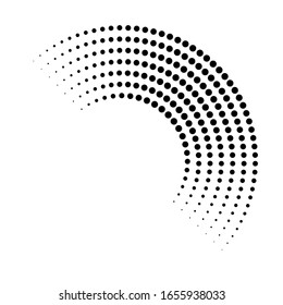 Abstrakter bunter, gepunkteter Vektorillustration-Hintergrund. Halftone Wirkung.