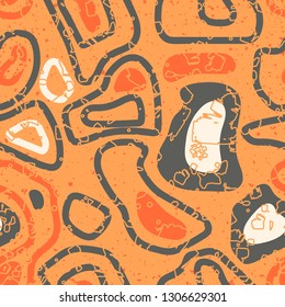 Abstract colorful draw lines and scribble lines textures background. Creative colourful nice brush strokes and hand drawn for your design. Vector illustration