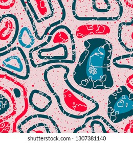 Abstract colorful draw lines and scribble lines textures background. Creative colourful nice hand drawn strokes for your design. Vector illustration