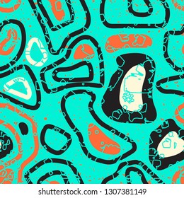 Abstract colorful draw lines and scribble lines textures background. Creative colourful nice hand drawn strokes for your design. Vector illustration