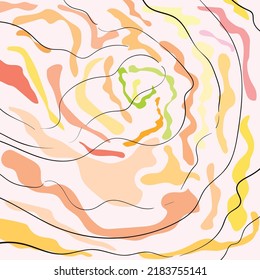 abstract colorful drawing pattern vector illustration
