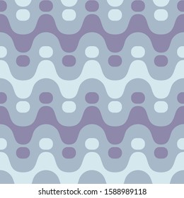 Abstract colorful drops. Flat, simple geometric design. Vector spotty seamless pattern for textile, wallpaper, wrapping paper, prints, fabric, web background or another accent etc.