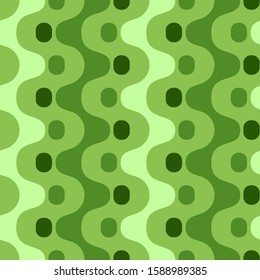 Abstract colorful drops. Flat, simple geometric design. Vector spotty seamless pattern for textile, wallpaper, wrapping paper, prints, fabric, web background or another accent etc.