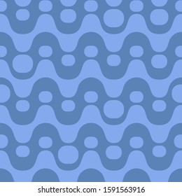 Abstract colorful drops. Flat, simple geometric design. Vector spotty seamless pattern for textile, wallpaper, wrapping paper, prints, fabric, web background or another accent etc.