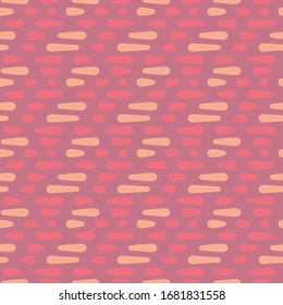 Abstract colorful drops. Flat, simple geometric design. Vector spotty seamless pattern for textile, wallpaper, wrapping paper, prints, fabric, web background or another accent etc.