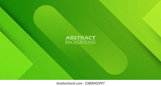 Abstract colorful dynamic bright green gradient geometric background. Trendy color gradation. Dynamic banner concept. Eps10 vector