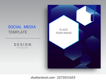 Abstract colorful dynamic elegant geometric design background vector