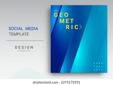 Resumen de color dinámico elegante diseño geométrico de fondo vector