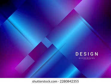 Abstract colorful dynamic elegant geometric design background vector
