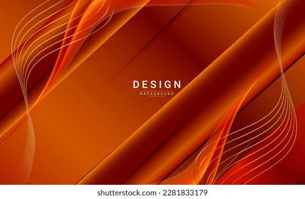 Abstract colorful dynamic elegant geometric design background vector
