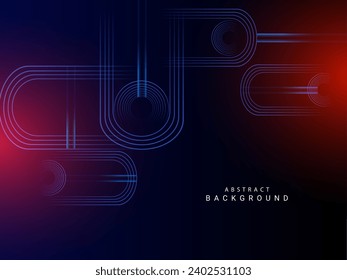 Abstract colorful dynamic elegant geometric design background vector