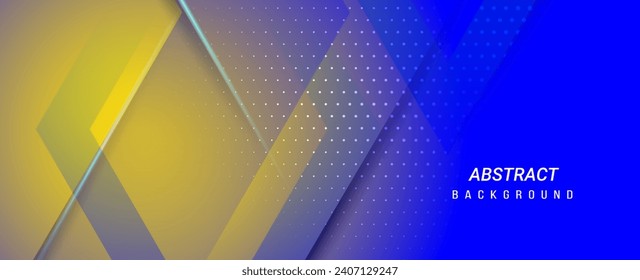 Abstract colorful dynamic elegant geometric design background vector