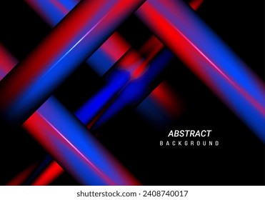 Resumen de color dinámico elegante diseño geométrico de fondo vector