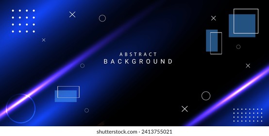 Abstract colorful dynamic elegant geometric design background vector
