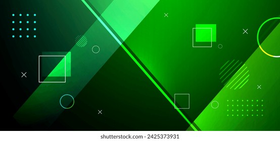 Vector de fondo abstracto de diseño geométrico elegante dinámico y colorido