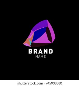 Abstract Colorful Dynamic Flat Logo Brand Company Design Template