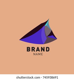 Abstract Colorful Dynamic Flat Logo Brand Company Design Template