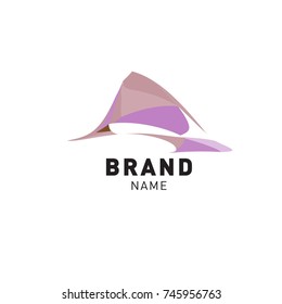 Abstract Colorful Dynamic Flat Logo Brand Company Design Template