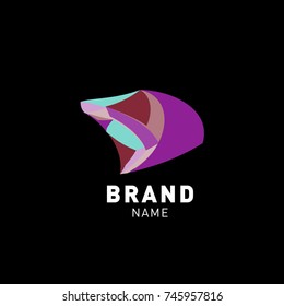 Abstract Colorful Dynamic Flat Logo Brand Company Design Template