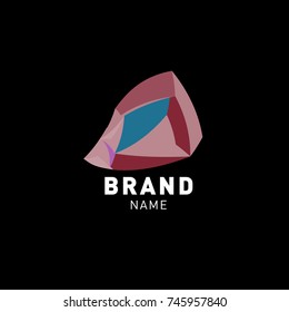 Abstract Colorful Dynamic Flat Logo Brand Company Design Template