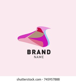 Abstract Colorful Dynamic Flat Logo Brand Company Design Template
