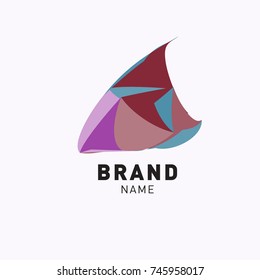 Abstract Colorful Dynamic Flat Logo Brand Company Design Template
