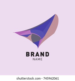 Abstract Colorful Dynamic Flat Logo Brand Company Design Template