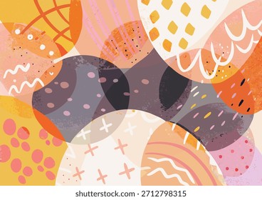Abstractas colorido de huevos de Pascua sin fisuras Fondo de pantalla de patrón para Días festivos de primavera
