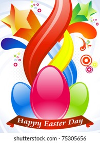 abstract colorful easter wallpaper vector illustration