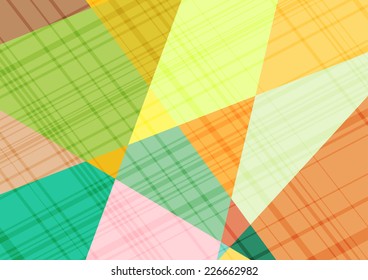 abstract colorful eclectic geometrical background with stripes. vector illustration