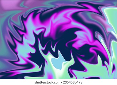 Abstract colorful electrified background with fluorescent hues. Tie Dye pattern, vector illustration. Crazy spiral paint. Psychedelic crazy background pattern illustration