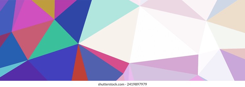 fondo geométrico abstracto colorido y elegante con espacio blanco