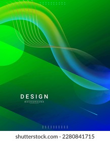 Abstract colorful elegant geometric brochure design background vector