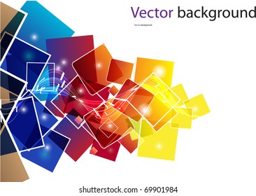 Abstract colorful element background