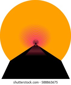 Abstract colorful element of design. Vector illustration.